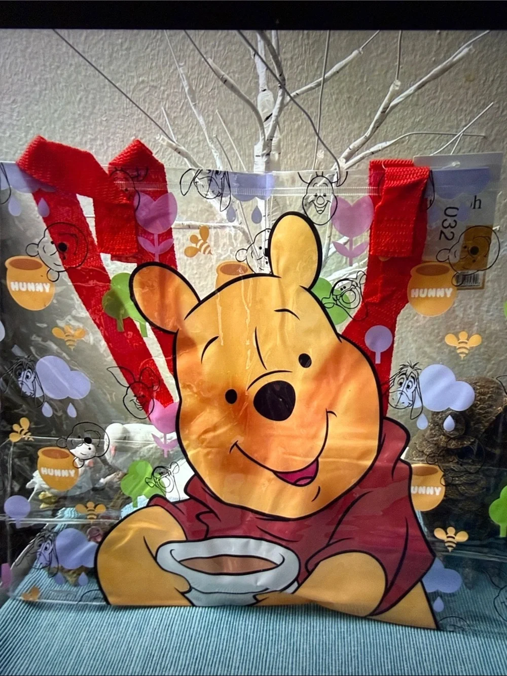 Disney Winnie the pooh cosmic tote & Face & eyeshadow palette with mirror